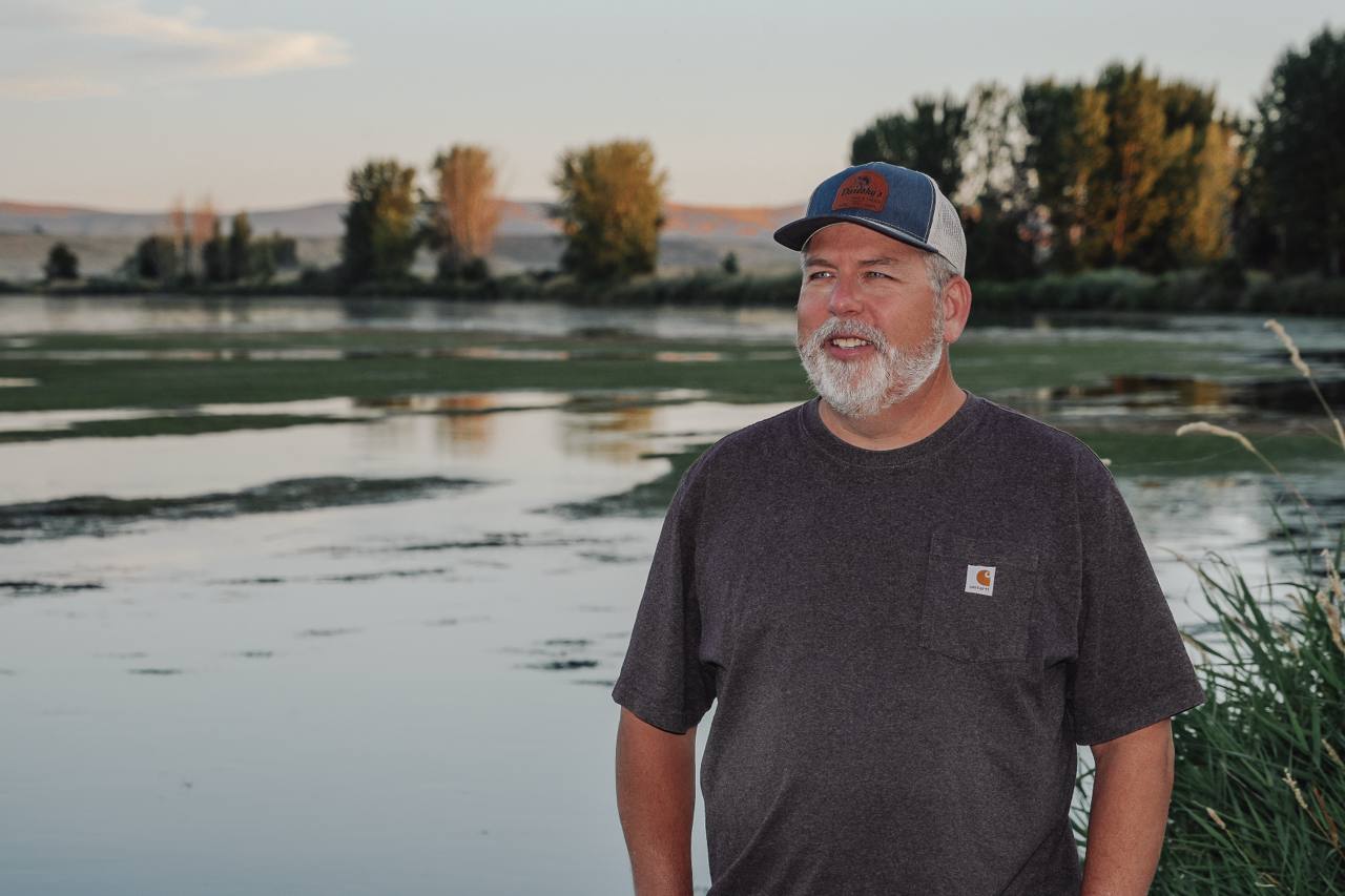 John Duresky by the river in Central Washington